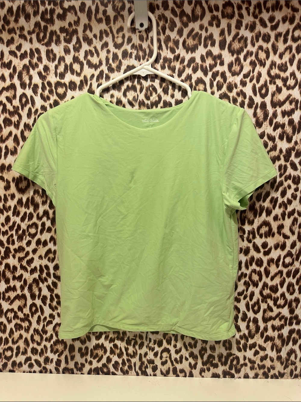Women’s Lightweight Lime Green Crewneck Tee